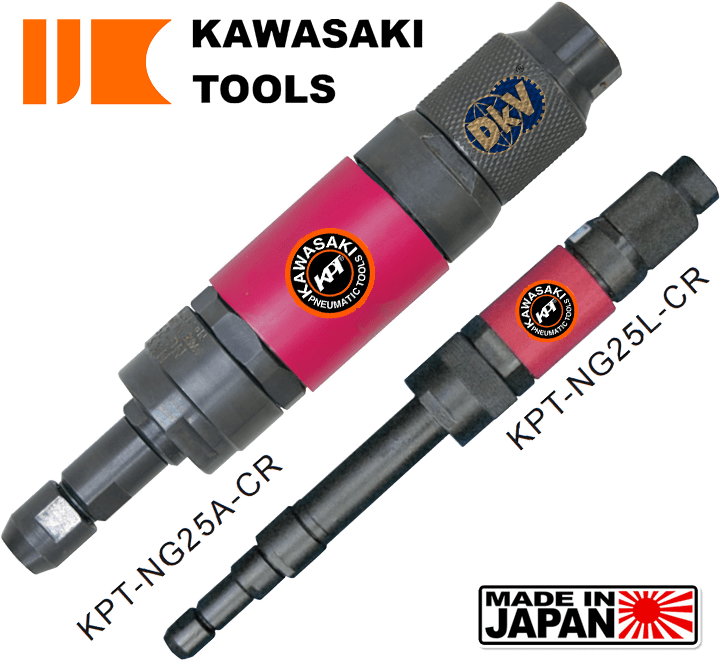 Máy mài khí nén Kawasaki KPT-NG25L-CR, Kawasaki air die grinder KPT-NG25L-CR