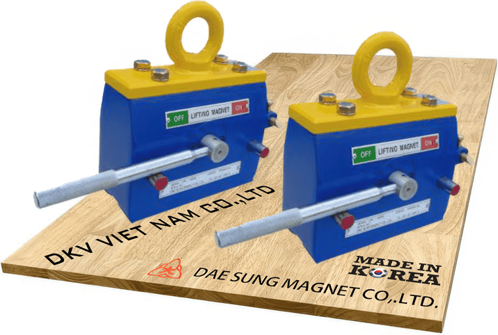 nam cham cau hang daesung dpl-100vn, daesung permanent lifting magnet dpl-100vn