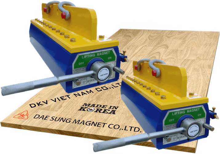Nam châm cẩu hàng Daesung DPL-500, Daesung permanent lifting magnet DPL-500