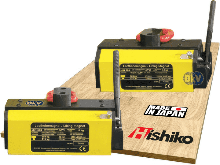 Nam châm cẩu hàng Hishiko PLS200, Hishiko permanent lifting magnet PLS200