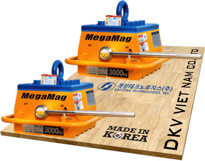 Nam châm cẩu hàng Kaesung MGM-500, Kaesung permanent lifting magnet MGM-500