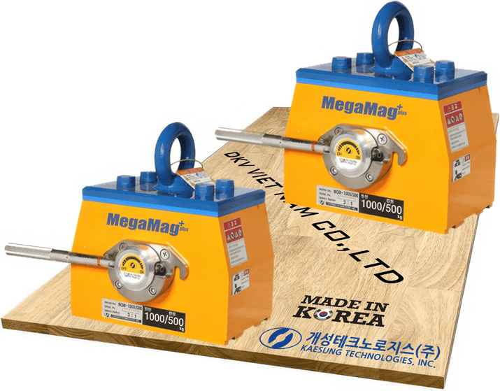 Nam châm cẩu hàng Kaesung MGM-600/300, Kaesung permanent lifting magnet MGM-600/300