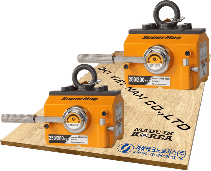Nam châm cẩu hàng Kaesung SPM-150, Kaesung permanent lifting magnet SPM-150