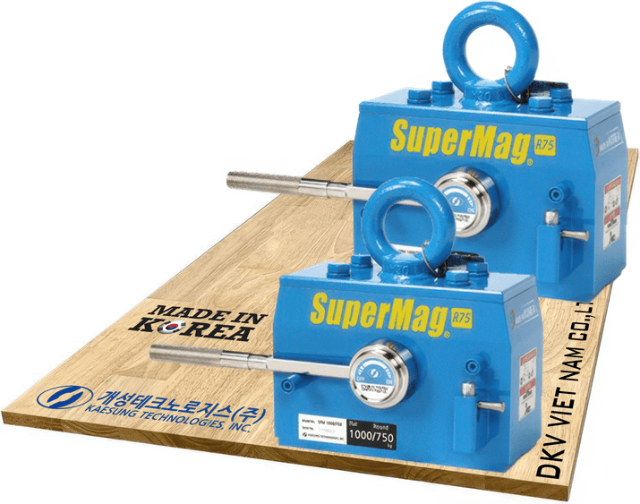 Nam châm cẩu hàng Kaesung SPM-300/220, Kaesung permanent lifting magnet SPM-300/220