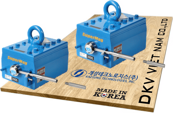 Nam châm cẩu hàng Kaesung SPM-3000, Kaesung permanent lifting magnet SPM-3000