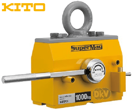 Nam châm cẩu hàng Kito KRD100, Kito permanent lifting magnet KRD100