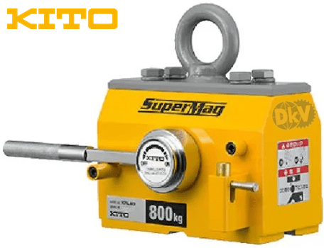 Nam châm cẩu hàng Kito KRD80, Kito permanent lifting magnet KRD80