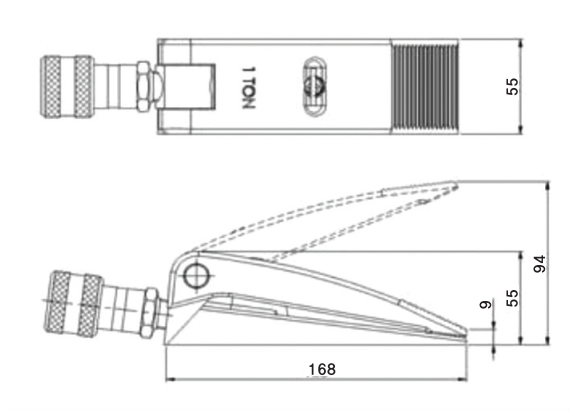 Tách mặt bích thuỷ lực Best Power DFS-949, Best Power hydraulic spreader DFS-949
