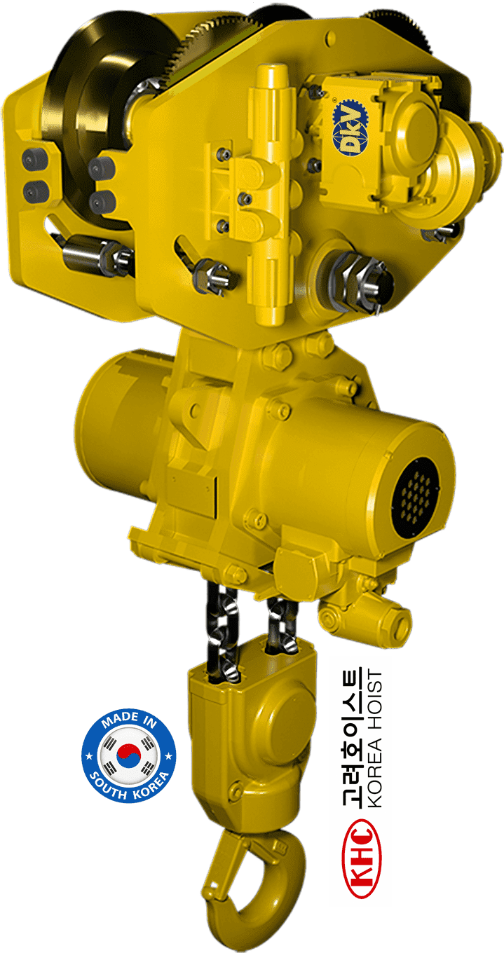 Pa lăng xích khí nén Korea Hoist KA3M-0600, Korea Hoist peumatic chain hoists KA3M-0600
