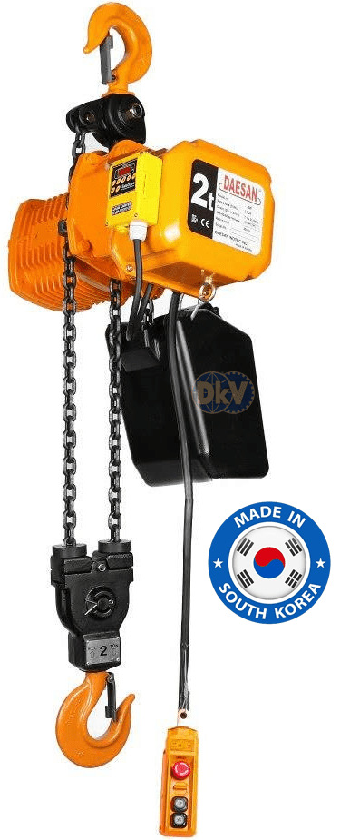 Pa lăng xích điện Daesan DSA-3W, Daesan electric chain hoists DSA-3W
