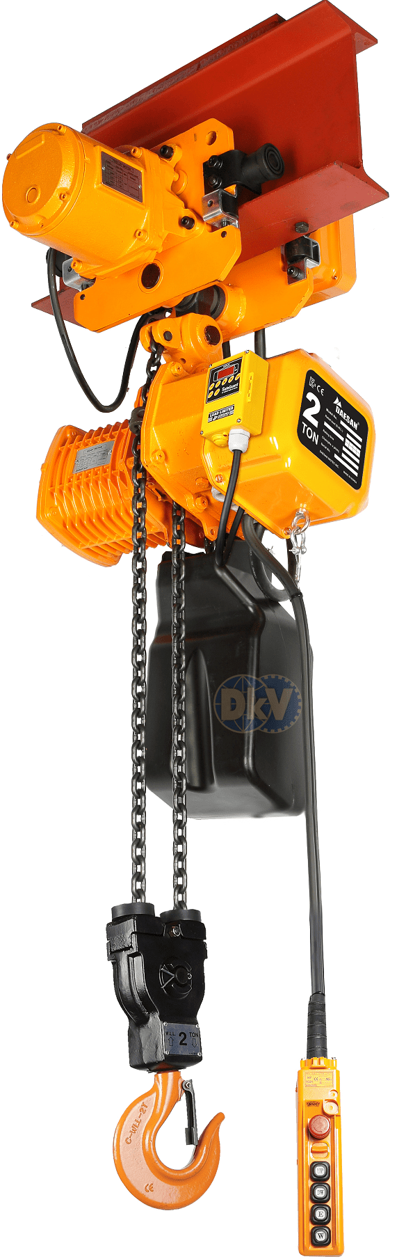 Pa lăng xích điện Daesan DSM-2W, Daesan electric chain hoists DSM-2W: