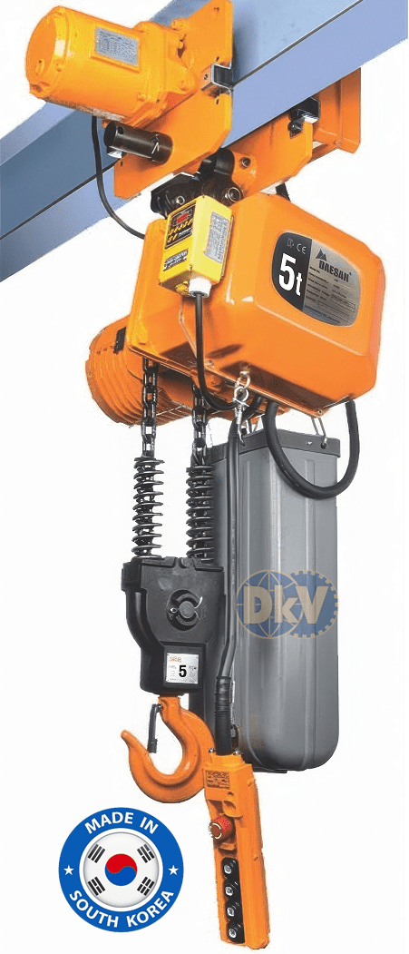 Pa lăng xích điện Daesan DSM-5W, Daesan electric chain hoists DSM-5W