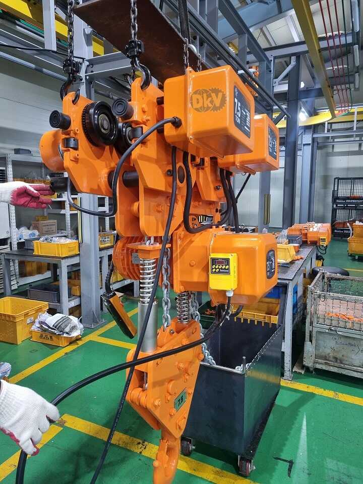 Pa lăng xích điện Daesan DSMS-7.5W, Daesan electric chain hoists DSMS-7.5W