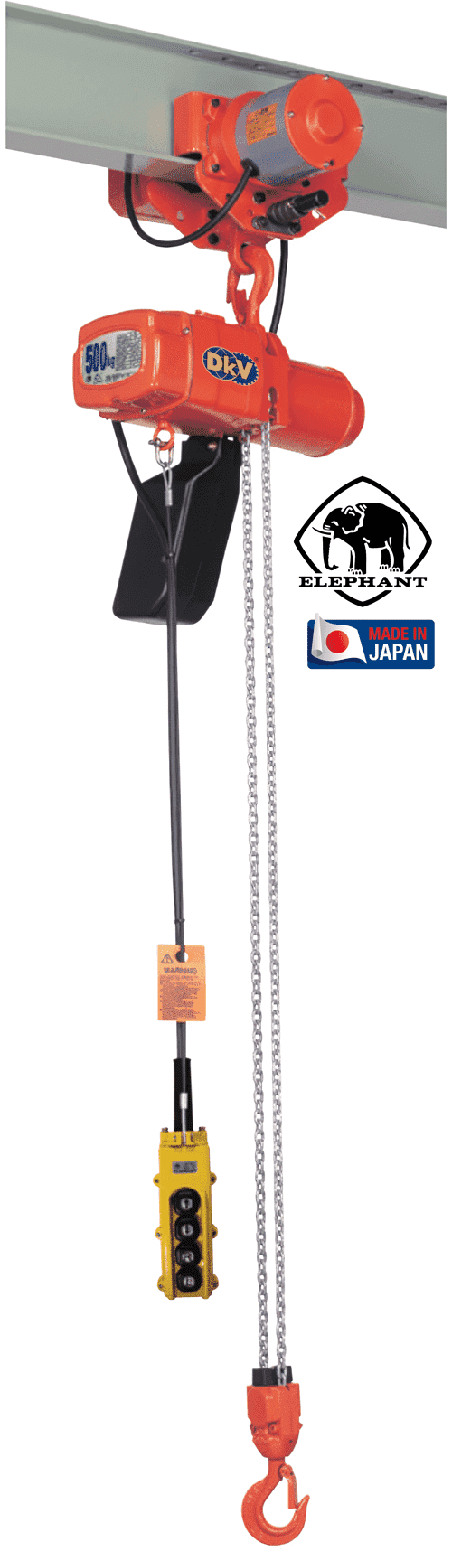 Pa lăng xích điện Elephant HBM-05, Elephant electric chain hoists HBM-05