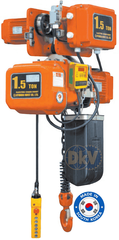 Pa lăng xích điện Hyundai FT-D150, Hyundai electric chain hoists FT-D150