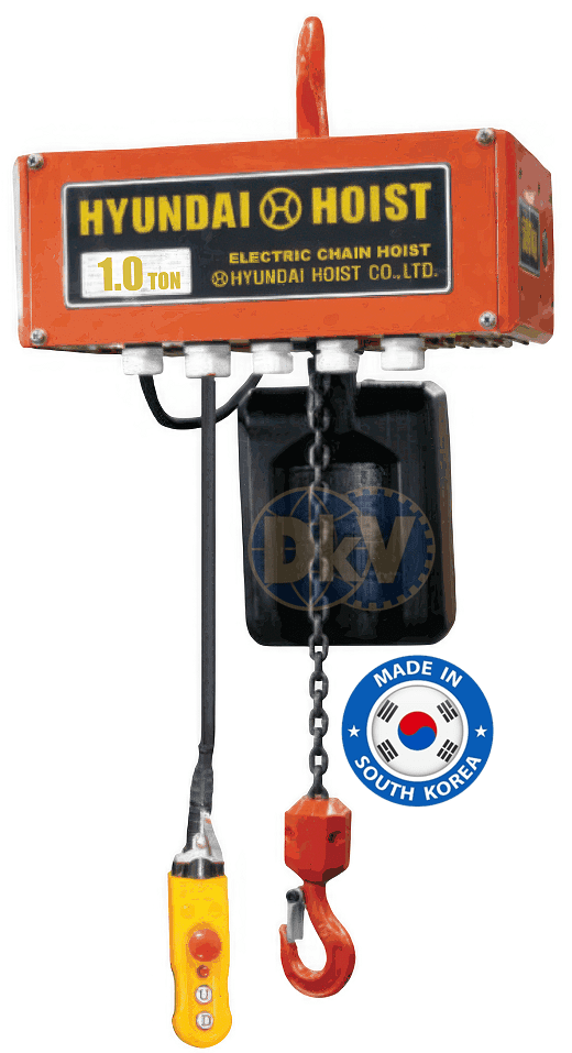 Pa lăng xích điện Hyundai KS-S100, Hyundai electric chain hoists KS-S100