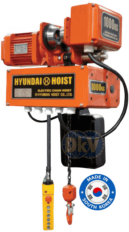 Pa lăng xích điện Hyundai KT-D100, Hyundai electric chain hoists KT-D100