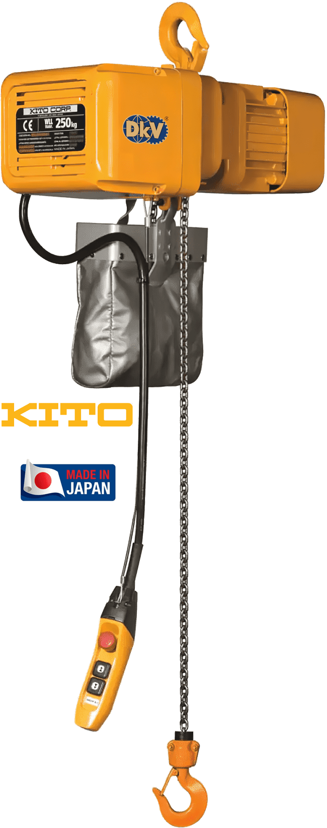 Pa lăng xích điện Kito ER2-003H, Kito electric chain hoists ER2-003H