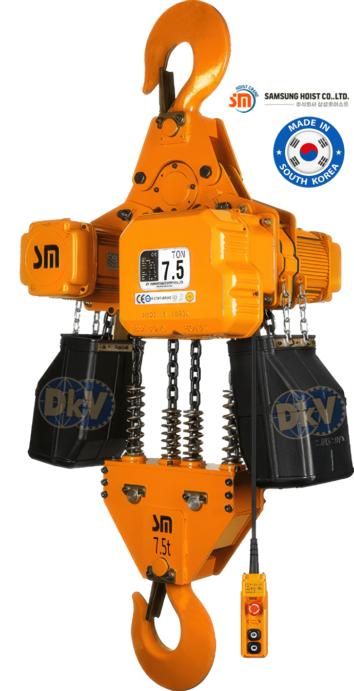 pa lang xich dien samsung sco-s7500d, samsung electric chain hoists sco-s7500d