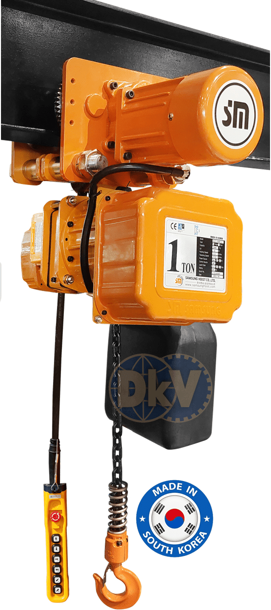 Pa lăng xích điện Samsung SCT-D1000, Samsung electric chain hoists SCT-D1000