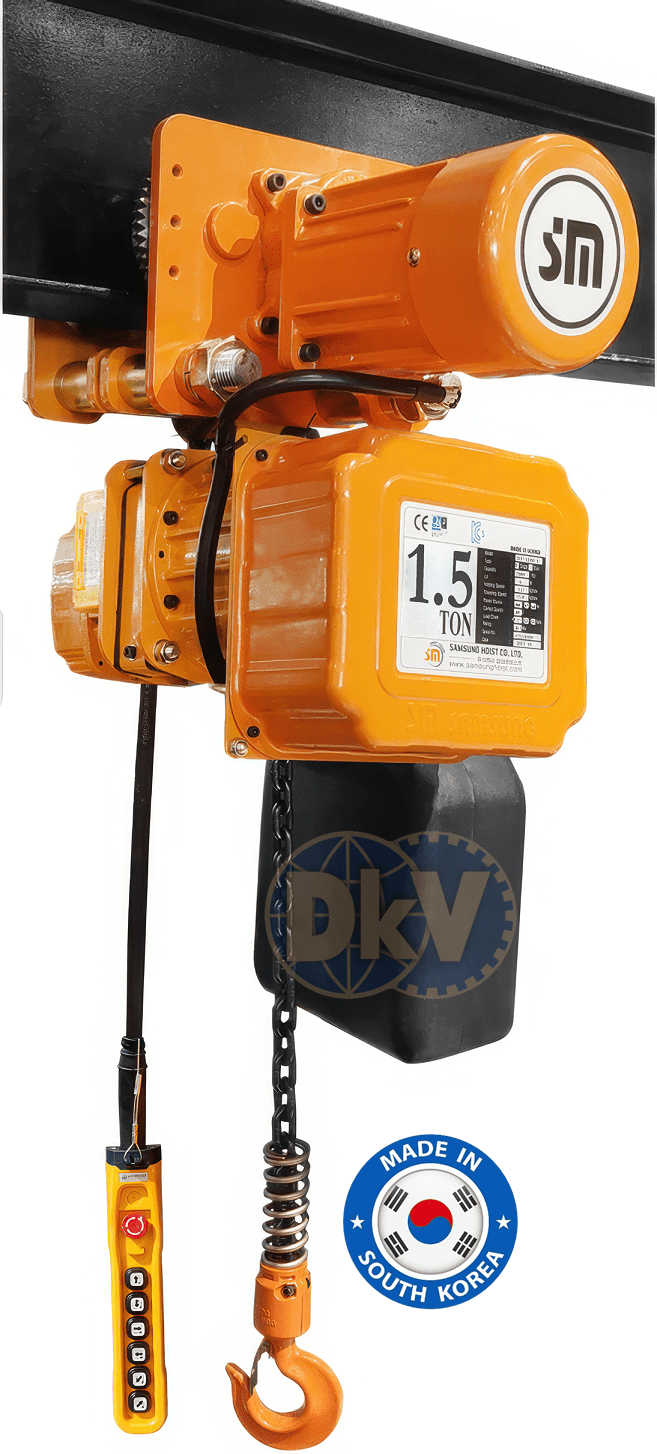 Pa lăng xích điện Samsung SCT-S1500, Samsung electric chain hoists SCT-S1500