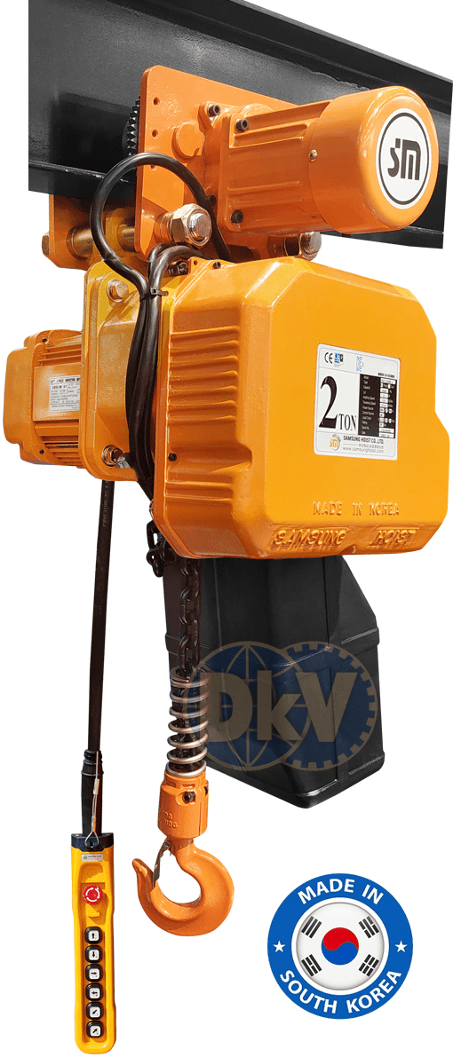 Pa lăng xích điện Samsung SCT-S2000, Samsung electric chain hoists SCT-S2000