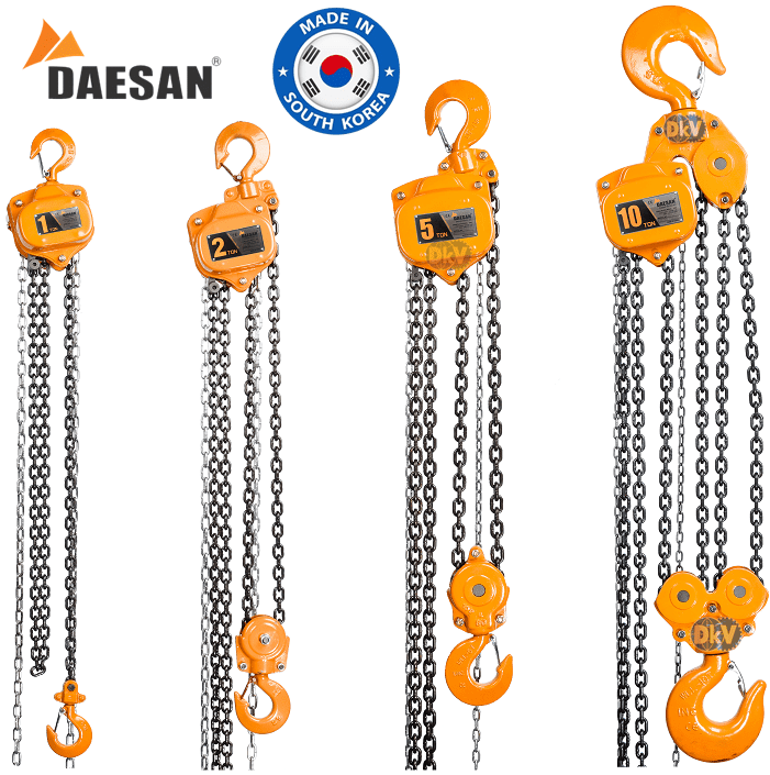 Pa lăng xích kéo tay Daesan DSN2N, Daesan chain hoists DSN2N