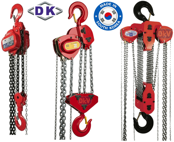 Pa lăng xích kéo tay DK DS-020, DK hand chain hoists DS-020