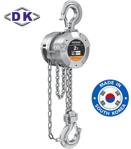 Pa lăng xích kéo tay nhôm DK VX 2000, DK aluminum hand chain hoists VX 2000