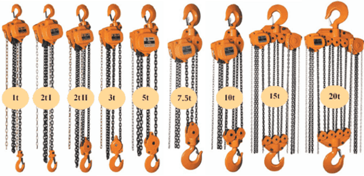 Pa lăng xích kéo tay Rex MC75, Rex hand chain hoists MC75