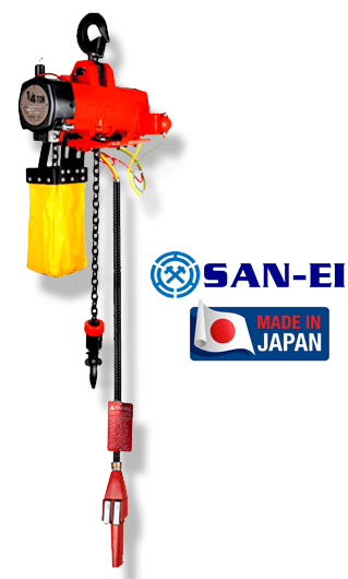 Pa lăng xích khí nén SAN-EI VLX50LP, SAN-EI peumatic chain hoists VLX50LP
