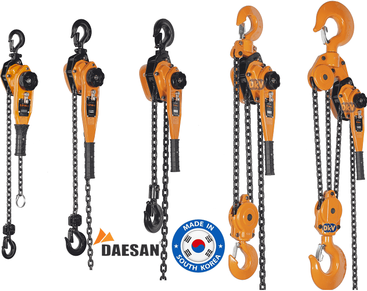 Pa lăng xích lắc tay Daesan D20, Daesan lever hoists D20