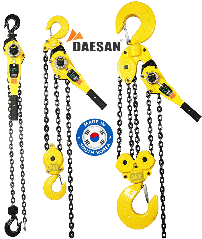 Pa lăng xích lắc tay Daesan NDM60, Daesan lever hoists NDM60
