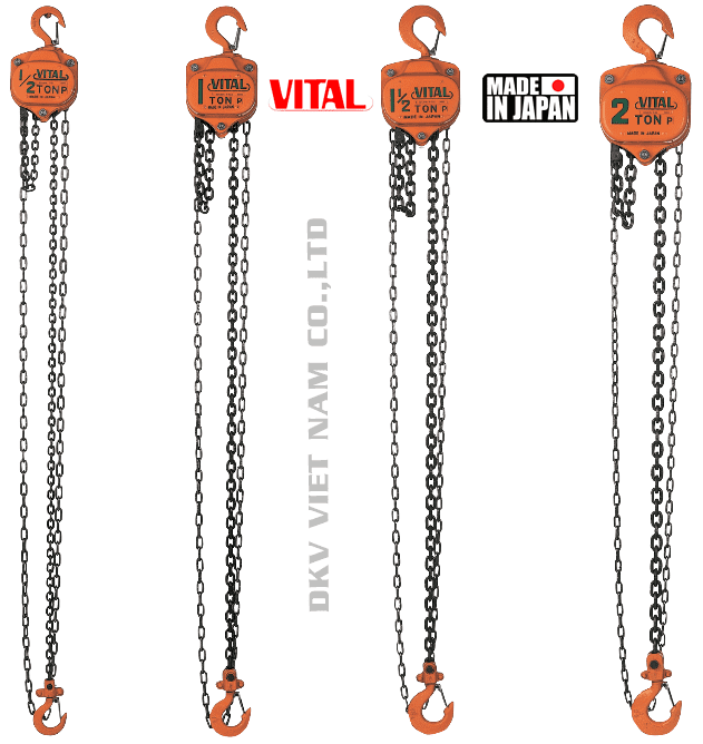 Pa lăng xích kéo tay Vital VP5-20, Vital chain hoists VP5-20