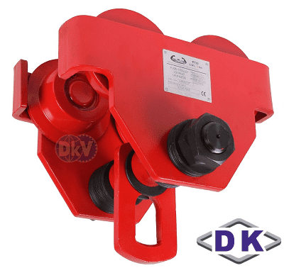 Rùa lăn treo pa lăng DK DPT-030, DK plain trolley for chain hoist DPT-030