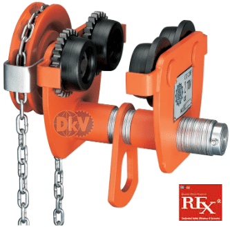 Rùa lăn treo pa lăng Rex MGT200, Rex geared trolley for chain hoist MGT200