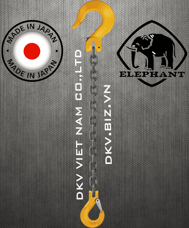 Sling xích cẩu hàng 1 chân Elephant 1-H-H-5, Elephant single leg chain sling 1-H-H-5