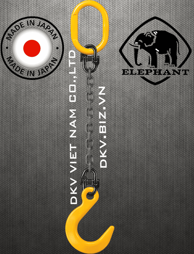 Sling xích cẩu hàng 1 chân Elephant 1-MFF-YN-7.1, Elephant single leg chain sling 1-MFF-YN-7.1