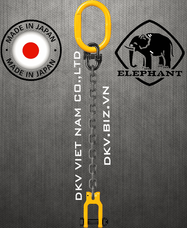 Sling xích cẩu hàng 1 chân Elephant 1-MFF-YR-7.1, Elephant single leg chain sling 1-MFF-YR-7.1