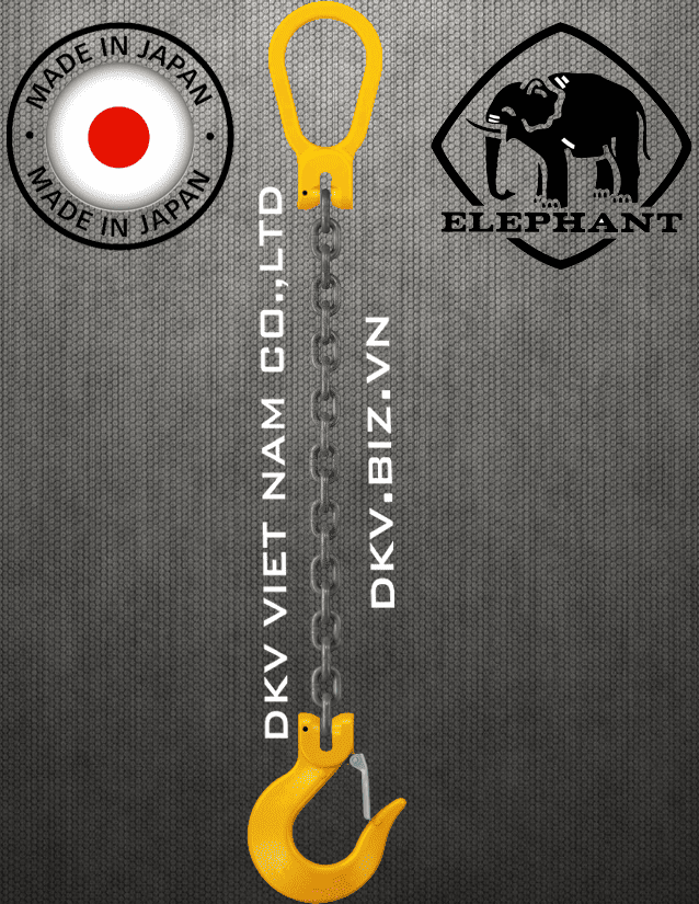 Sling xích cẩu hàng 1 chân Elephant 1-S-H-5, Elephant single leg chain sling 1-S-H-5