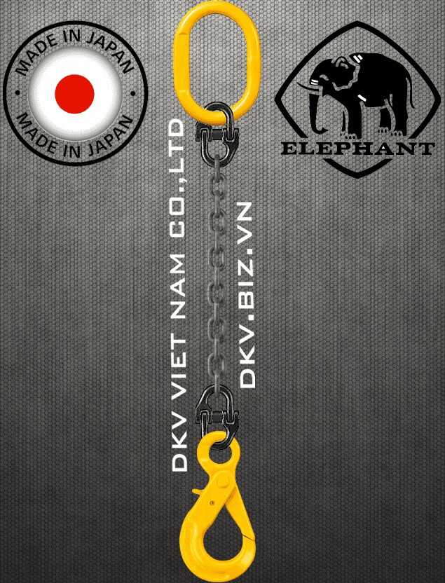 Sling xích cẩu hàng 1 chân Elephant 1-MFF-YC-16, Elephant single leg chain sling 1-MFF-YC-16
