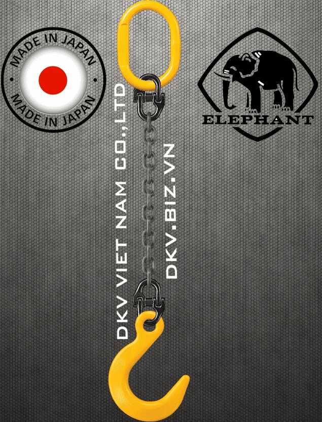 Sling xích cẩu hàng 1 chân Elephant 1-MFF-YN-10, Elephant single leg chain sling 1-MFF-YN-10