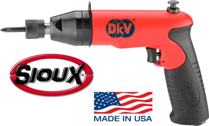 sung ban vit khi nen Sioux SSD10P25PRR, Sioux air screw driver SSD10P25PRR