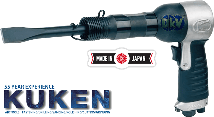 Súng gõ rỉ khí nén Kuken BRH-8K, Kuken air flux chipper BRH-8K