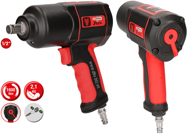 Súng siết bulong khí nén KS Tools 515.1200, KS Tools air impact driver 515.1200