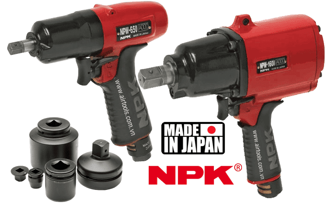 Súng siết bulong khí nén NPK NPW-450A(P)-T00, NPK air impact wrench NPW-450A(P)-T00