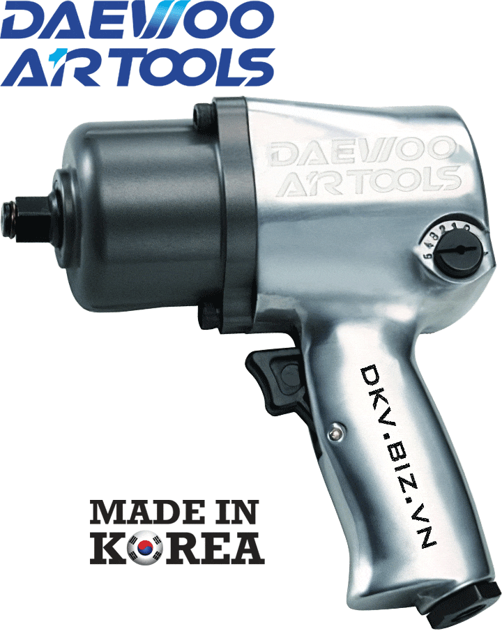Súng siết bulong khí nén Daewoo DIW-14S, Daewoo air impact wrench DIW-14S