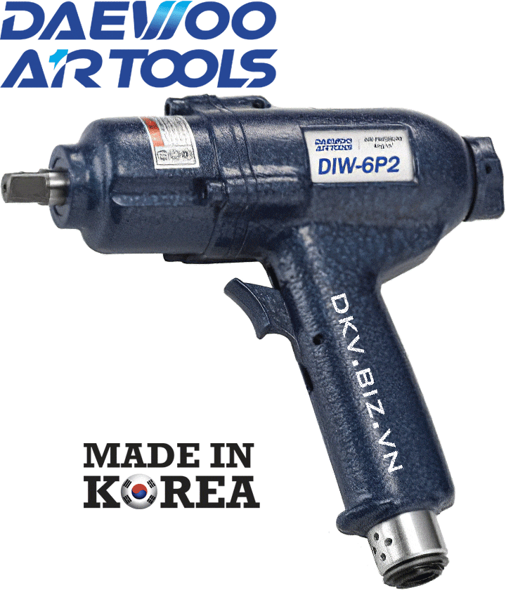 DKV VIET NAM CO.,LTD Súng siết bulong khí nén Daewoo DIW6P2