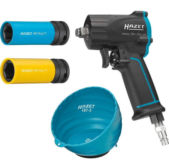 sung siet bulong khi nen hazet 9012M/4, hazet air impact driver 9012M/4