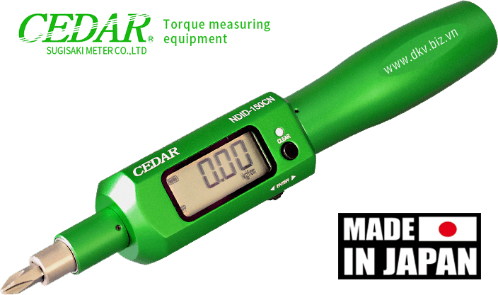 Tô vít lực điện tử Cedar NDID-150CN, tô vít siết lực điện tử Cedar NDID-150CN, Cedar digital torque screwdriver NDID-150CN